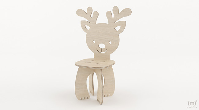 Deer Chair wooden furniture