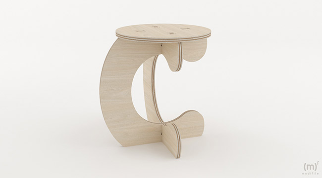 Monkey Stool wooden furniture