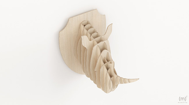Rhino Head wooden furniture