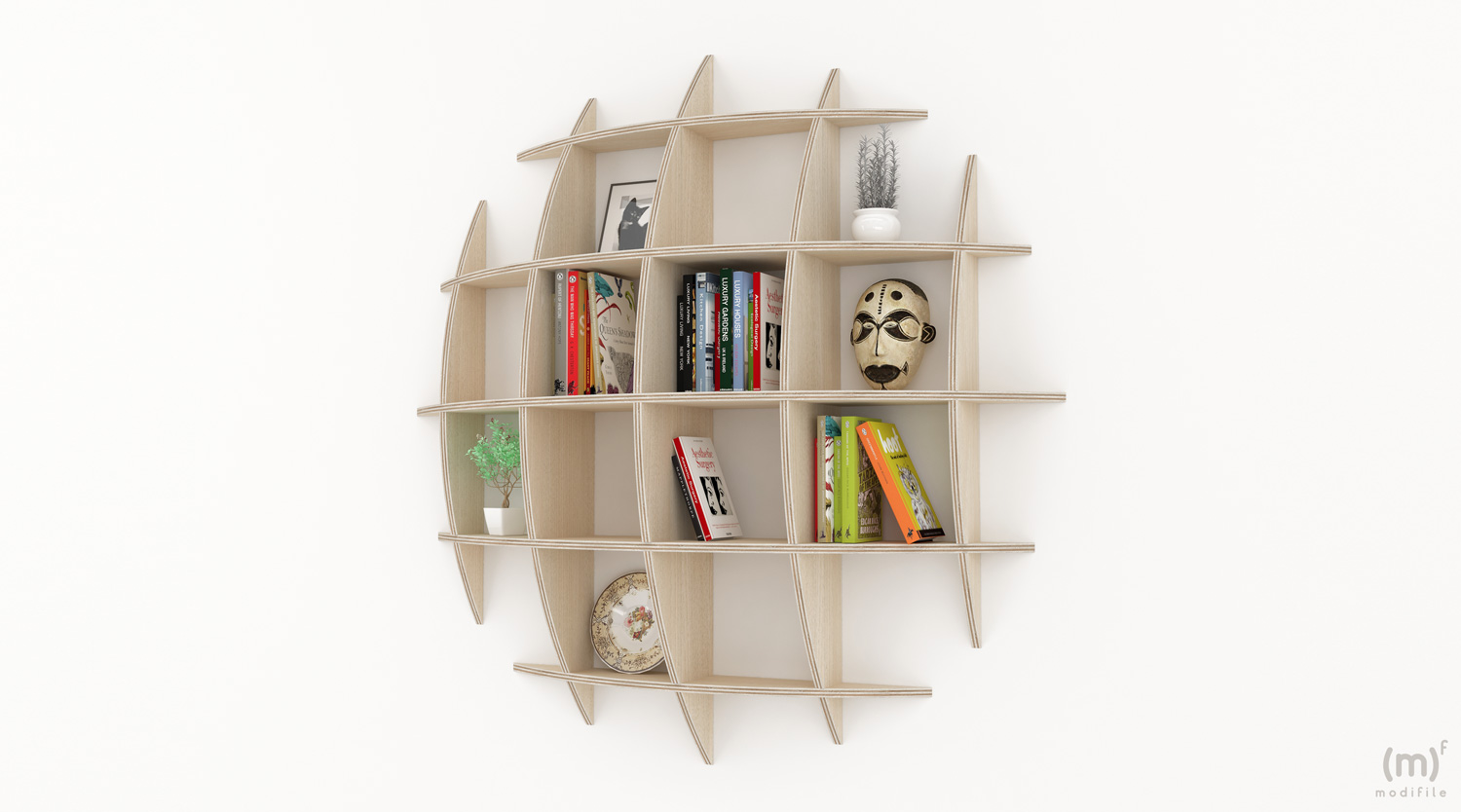 Eye Bookcase wooden furniture