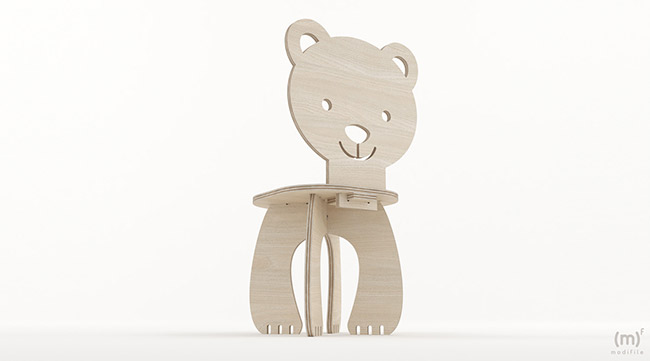 Bear Chair wooden furniture