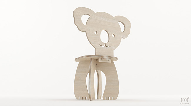 Panda Chair wooden furniture
