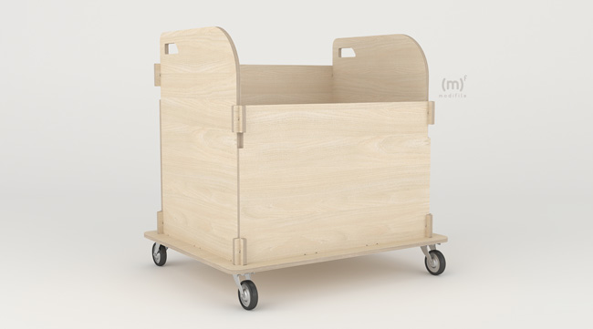 Container Trolley wooden furniture
